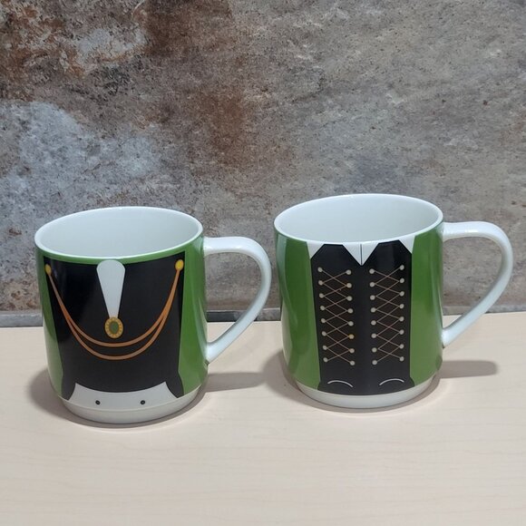 Maxwell & Williams Two Stackable Mugs Nutcracker Toy Soldier You're A Doll Coll - Picture 2 of 11